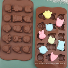 Coklat silikon tersuai cetakan acuan dulang acuan borong